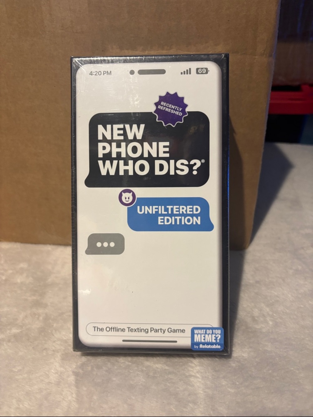 NEWNew Phone Who Dis? Unfiltered Edition Party Game - White by What Do You Meme?